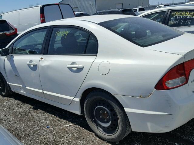 2HGFA1F09AH018919 - 2010 HONDA CIVIC EXL 白色 照片 9