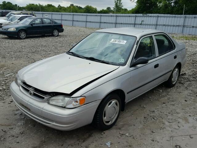 2T1BR12E7YC273693 - 2000 TOYOTA COROLLA VE SILVER photo 2