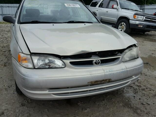 2T1BR12E7YC273693 - 2000 TOYOTA COROLLA VE SILVER photo 9