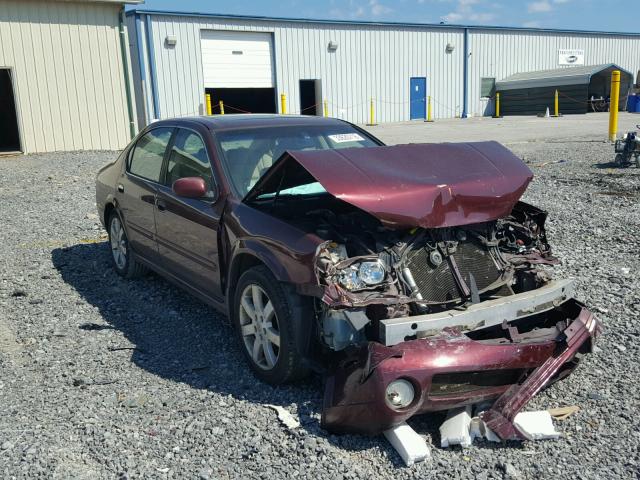 JN1DA31A12T315708 - 2002 NISSAN MAXIMA GLE MAROON photo 1