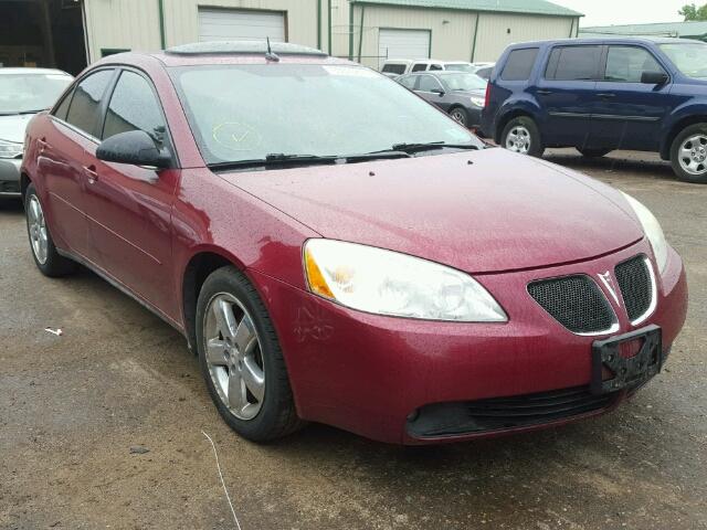 1G2ZH528654114220 - 2005 PONTIAC G6 MAROON photo 1