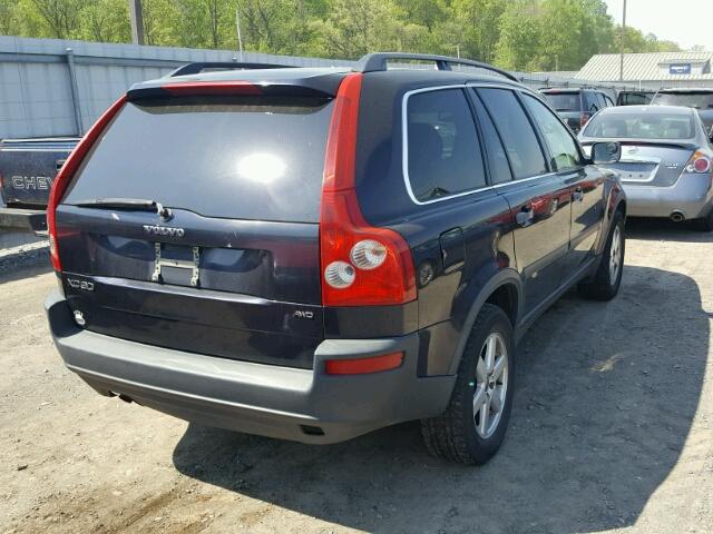 YV1CZ592651139517 - 2005 VOLVO XC90 BLUE photo 4