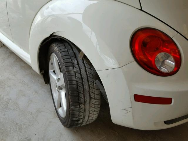 3VWFF31Y87M422424 - 2007 VOLKSWAGEN NEW BEETLE 白色 照片 9