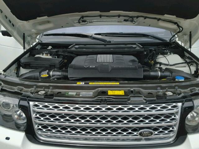 SALMF1E41CA364078 - 2012 LAND ROVER RANGE ROVE WHITE photo 7