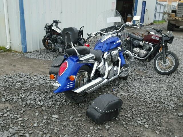 1HFSC52806A300534 - 2006 HONDA VTX1300 T BLUE photo 4