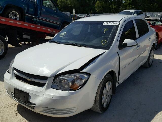 1G1AD5F53A7119008 - 2010 CHEVROLET COBALT 1LT WHITE photo 2