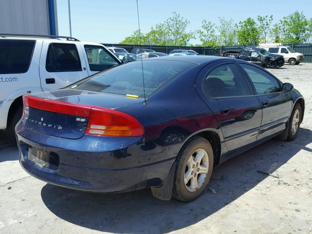 2B3HD46R54H679593 - 2004 DODGE INTREPID S ლურჯი ფოტო 4