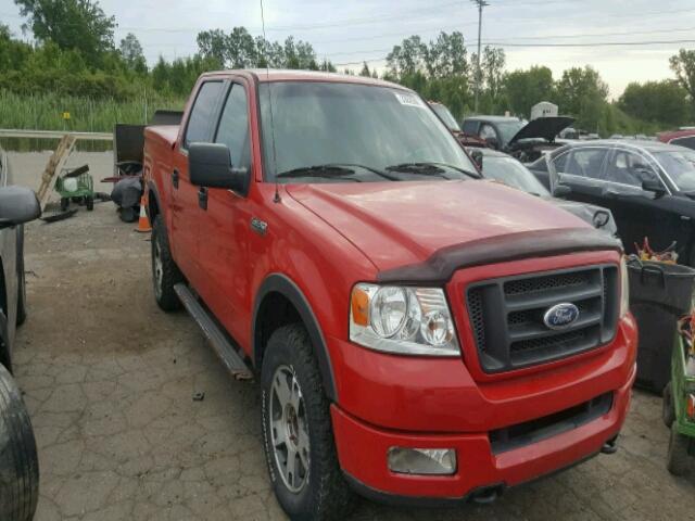 1FTPW14564KB90146 - 2004 FORD F150 RED photo 1