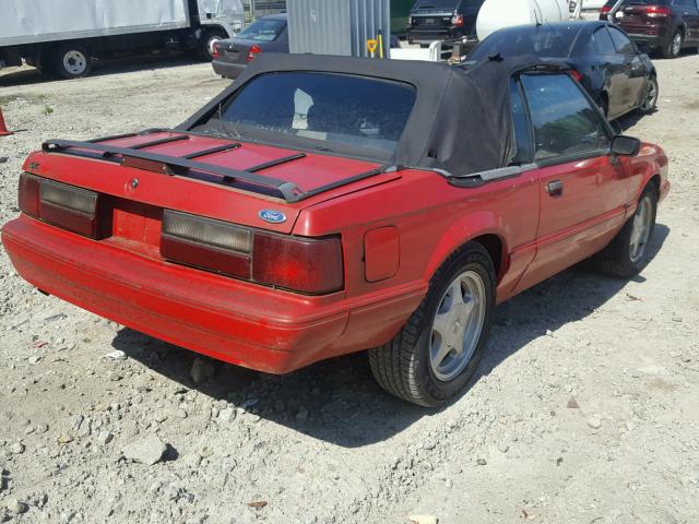 1FACP44M7PF118847 - 1993 FORD MUSTANG LX RED photo 4