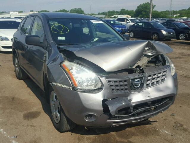 JN8AS58T58W306702 - 2008 NISSAN ROGUE S GRAY photo 1