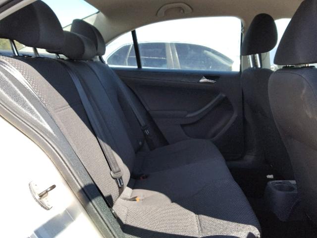 3VW2K7AJ1BM090694 - 2011 VOLKSWAGEN JETTA BASE 银色 照片 6