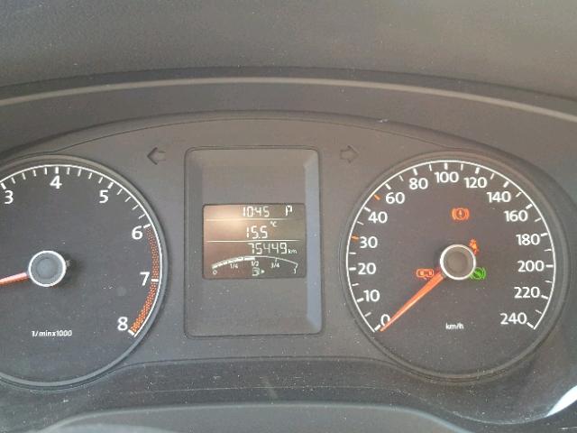 3VW2K7AJ1BM090694 - 2011 VOLKSWAGEN JETTA BASE 银色 照片 8