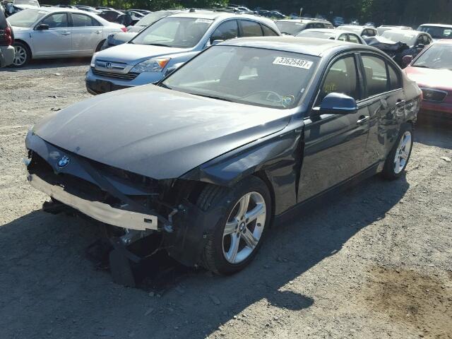 WBA3C3C51EPV90654 - 2014 BMW 320 I GRAY photo 2