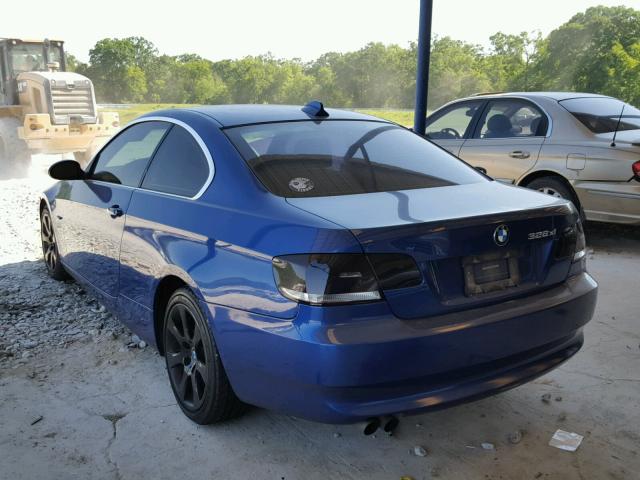 WBAWC33557PD07756 - 2007 BMW 328 XI BLUE photo 3