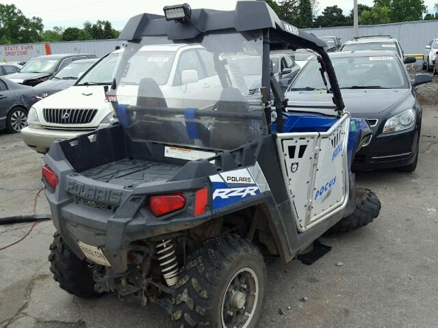 4XAVH6EA4EB175261 - 2014 POLARIS RZR 570 EP BLUE photo 4