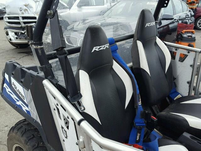 4XAVH6EA4EB175261 - 2014 POLARIS RZR 570 EP BLUE photo 6