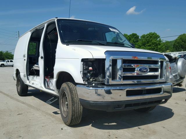 1FTNE1EW8EDA58903 - 2014 FORD ECONOLINE WHITE photo 1