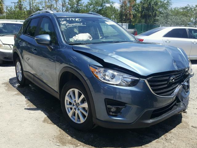 JM3KE2CY1G0644003 - 2016 MAZDA CX-5 TOURI BLUE photo 1