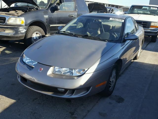 1G8ZR1277XZ205411 - 1999 SATURN SC2 CHARCOAL photo 2