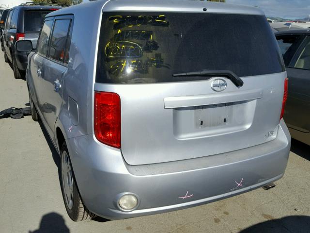 JTLKE50E591079938 - 2009 TOYOTA SCION XB ვერცხლისფერი ფოტო 3
