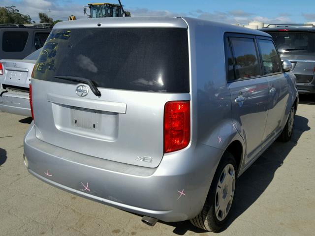 JTLKE50E591079938 - 2009 TOYOTA SCION XB ვერცხლისფერი ფოტო 4