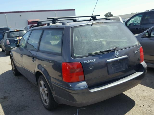 WVWWH23B8YE330141 - 2000 VOLKSWAGEN PASSAT GLX 石墨色 照片 3