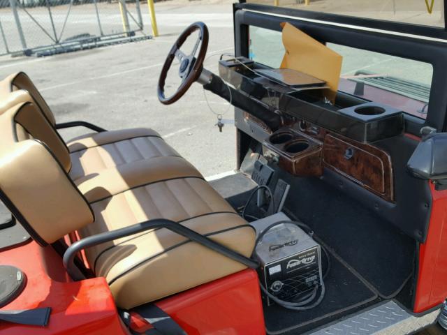 1U9ES1111XR071014 - 1999 MISC 4WHLD CART Կարմիր լուսանկար 5