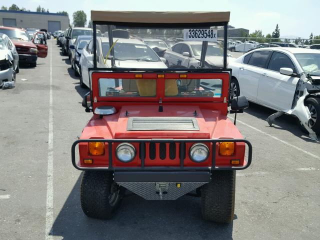 1U9ES1111XR071014 - 1999 MISC 4WHLD CART Կարմիր լուսանկար 9