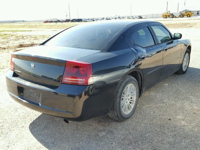 2B3KA43G36H247511 - 2006 DODGE CHARGER SE BLACK photo 4