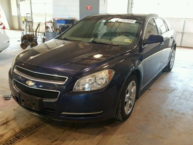 1G1ZH57B094114812 - 2009 CHEVROLET MALIBU 1LT BLUE photo 2