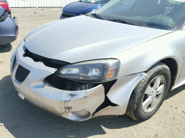 2G2WP552981117769 - 2008 PONTIAC GRAND PRIX SILVER photo 9