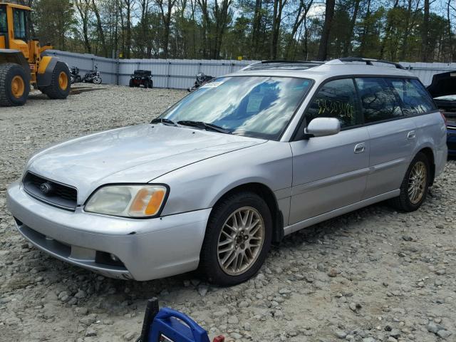 4S3BH635336304470 - 2003 SUBARU LEGACY L SILVER photo 2