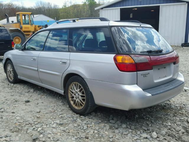 4S3BH635336304470 - 2003 SUBARU LEGACY L SILVER photo 3