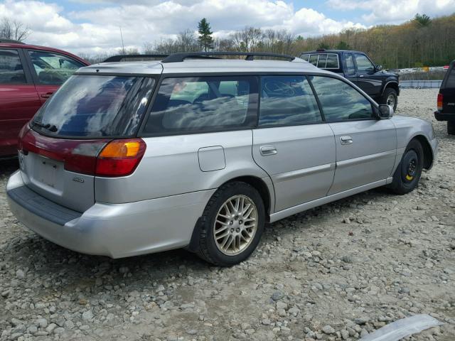 4S3BH635336304470 - 2003 SUBARU LEGACY L SILVER photo 4