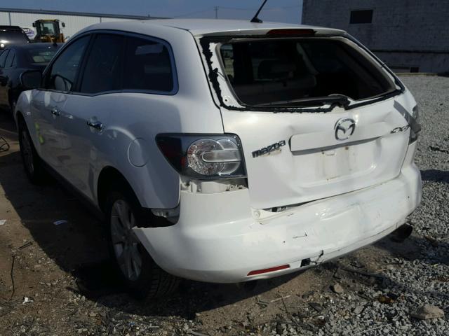 JM3ER293680203045 - 2008 MAZDA CX-7 WHITE photo 3