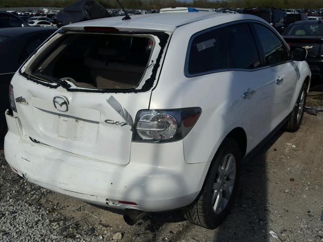 JM3ER293680203045 - 2008 MAZDA CX-7 WHITE photo 4