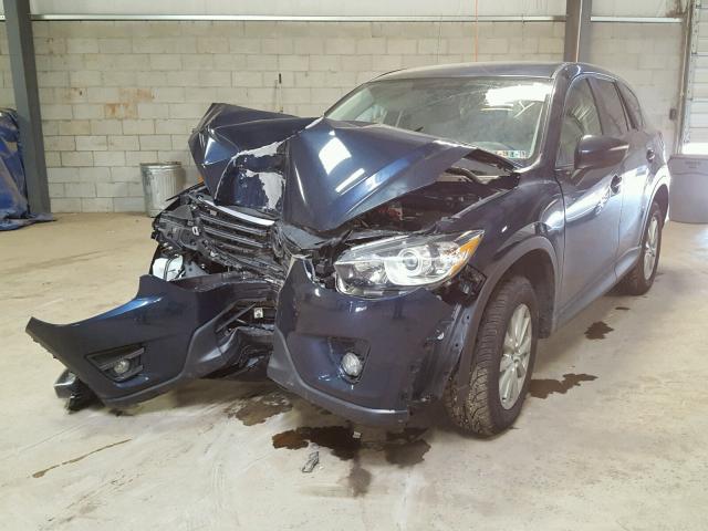 JM3KE4CY1G0625186 - 2016 MAZDA CX-5 TOURI BLUE photo 2