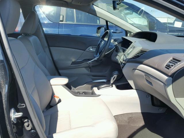 19XFB2F94CE009978 - 2012 HONDA CIVIC EXL BLACK photo 5