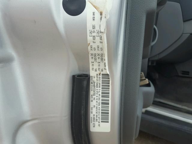 1J8HH48PX7C547556 - 2007 JEEP COMMANDER ვერცხლისფერი ფოტო 10