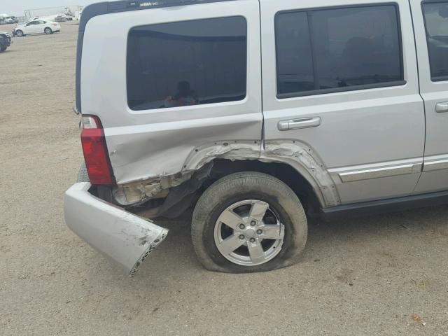 1J8HH48PX7C547556 - 2007 JEEP COMMANDER ვერცხლისფერი ფოტო 9