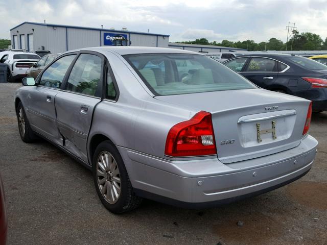 YV1TS592361443572 - 2006 VOLVO S80 2.5T SILVER photo 3