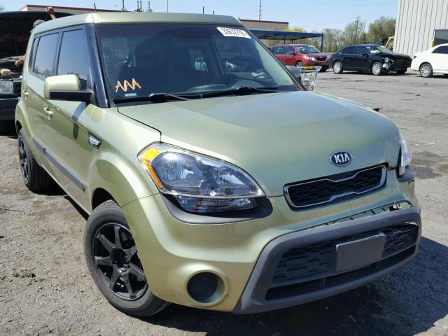 KNDJT2A59D7623387 - 2013 KIA SOUL GREEN photo 1