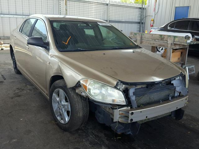 1G1ZG57B18F204489 - 2008 CHEVROLET MALIBU LS 金色 照片 1
