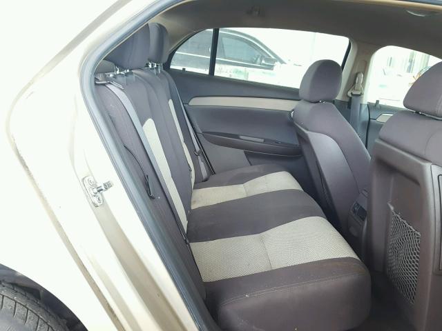 1G1ZG57B18F204489 - 2008 CHEVROLET MALIBU LS 金色 照片 6