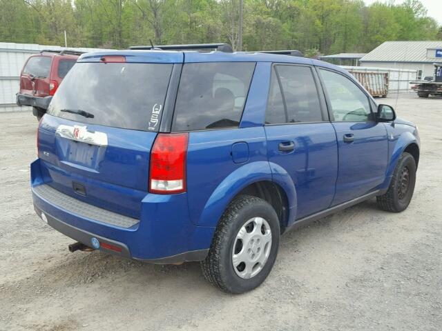 5GZCZ23D36S815737 - 2006 SATURN VUE BLUE photo 4