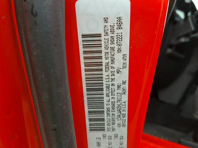 1C4AJWAG5HL701112 - 2017 JEEP WRANGLER S RED photo 10