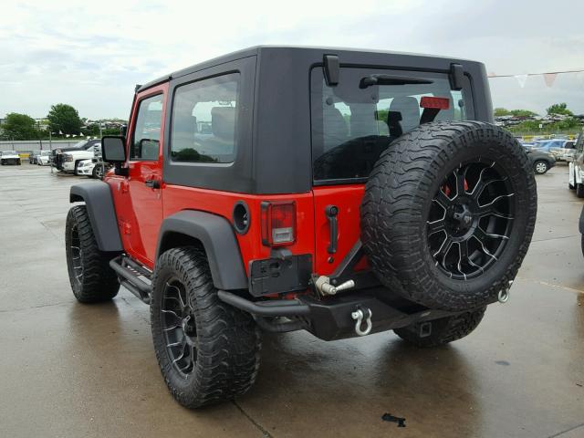 1C4AJWAG5HL701112 - 2017 JEEP WRANGLER S RED photo 3