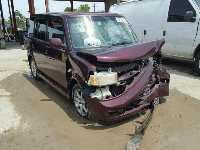 JTLKT324850203005 - 2005 TOYOTA SCION XB MAROON photo 1