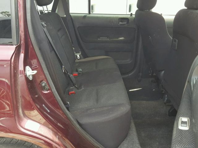 JTLKT324850203005 - 2005 TOYOTA SCION XB MAROON photo 6