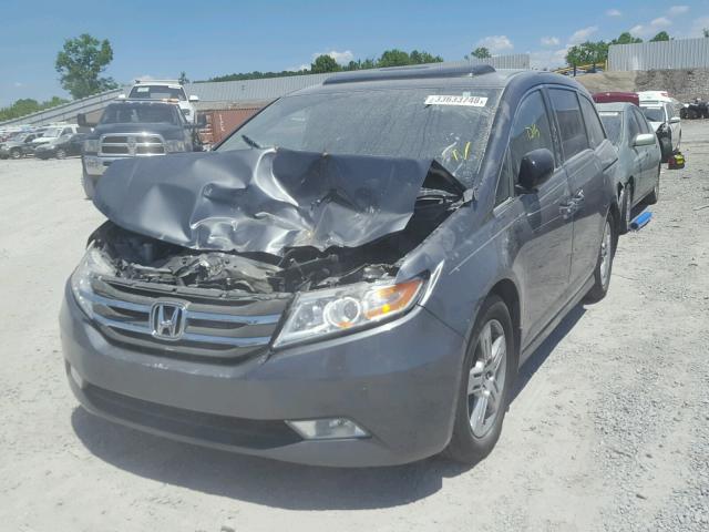 5FNRL5H97DB069726 - 2013 HONDA ODYSSEY TO GRAY photo 2